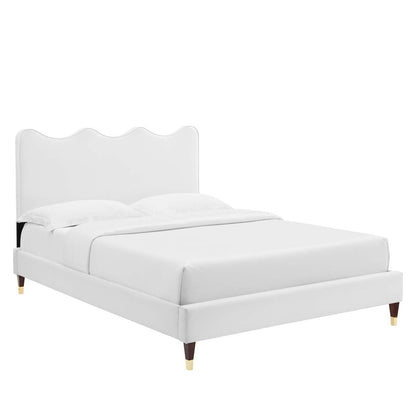 Current Performance Velvet Full Platform Bed, MOD-6731 FredCo