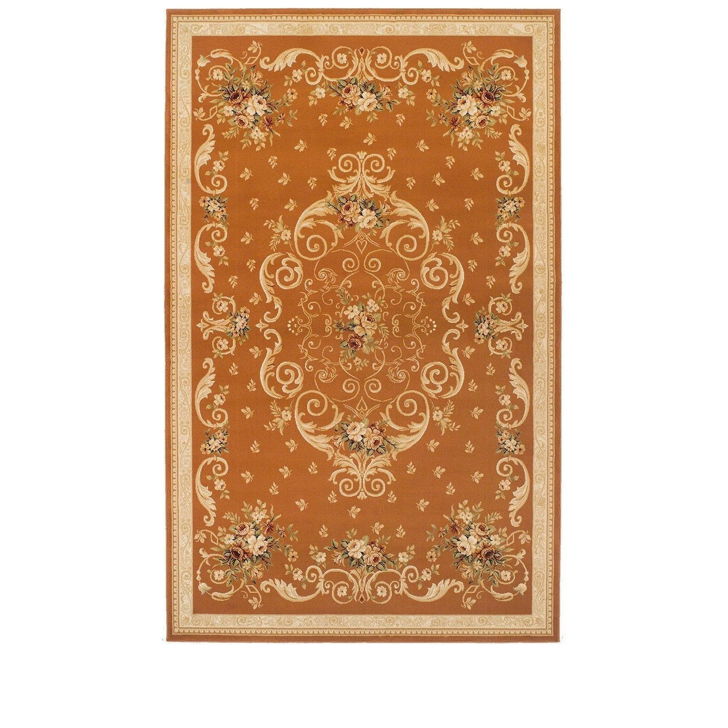 Eden Floral Vintage French Aubusson Rug FredCo