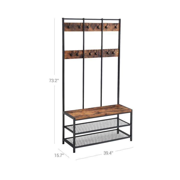 Entryway Storage Coat Rack FredCo