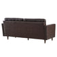 Exalt Tufted Vegan Leather Sofa, EEI-6099 FredCo