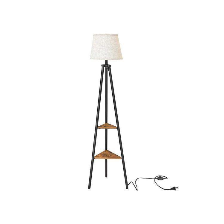 Floor Lamp with Shelves FredCo