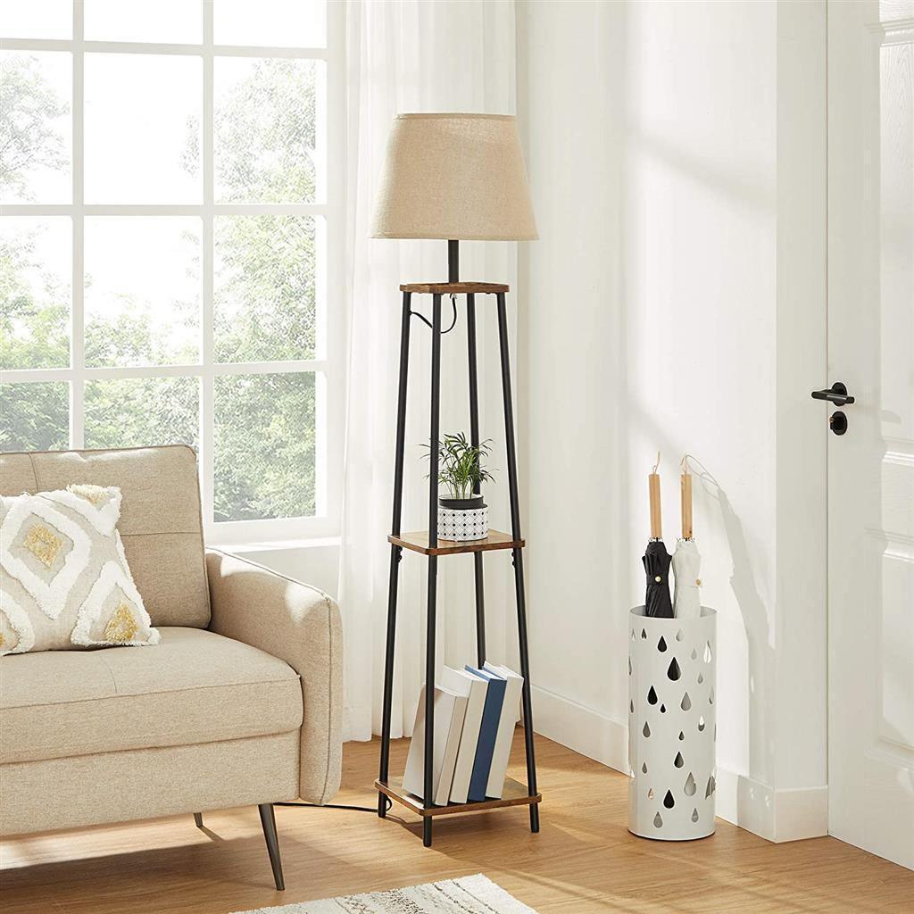 Floor Lamp with Shelves FredCo