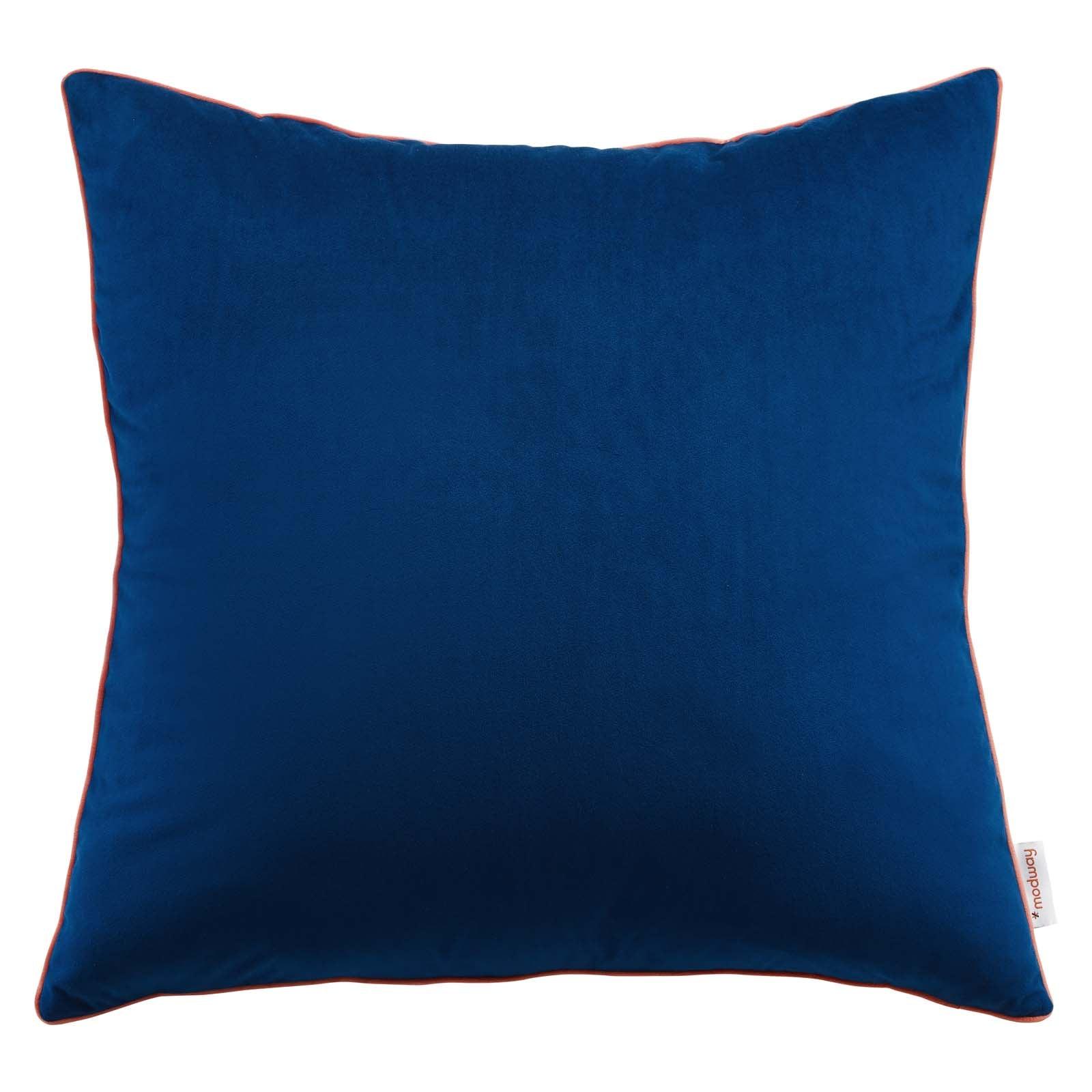 Modway Accentuate 24" Performance Velvet Throw Pillow FredCo