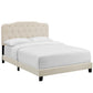 Modway Amelia Queen Upholstered Fabric Bed FredCo