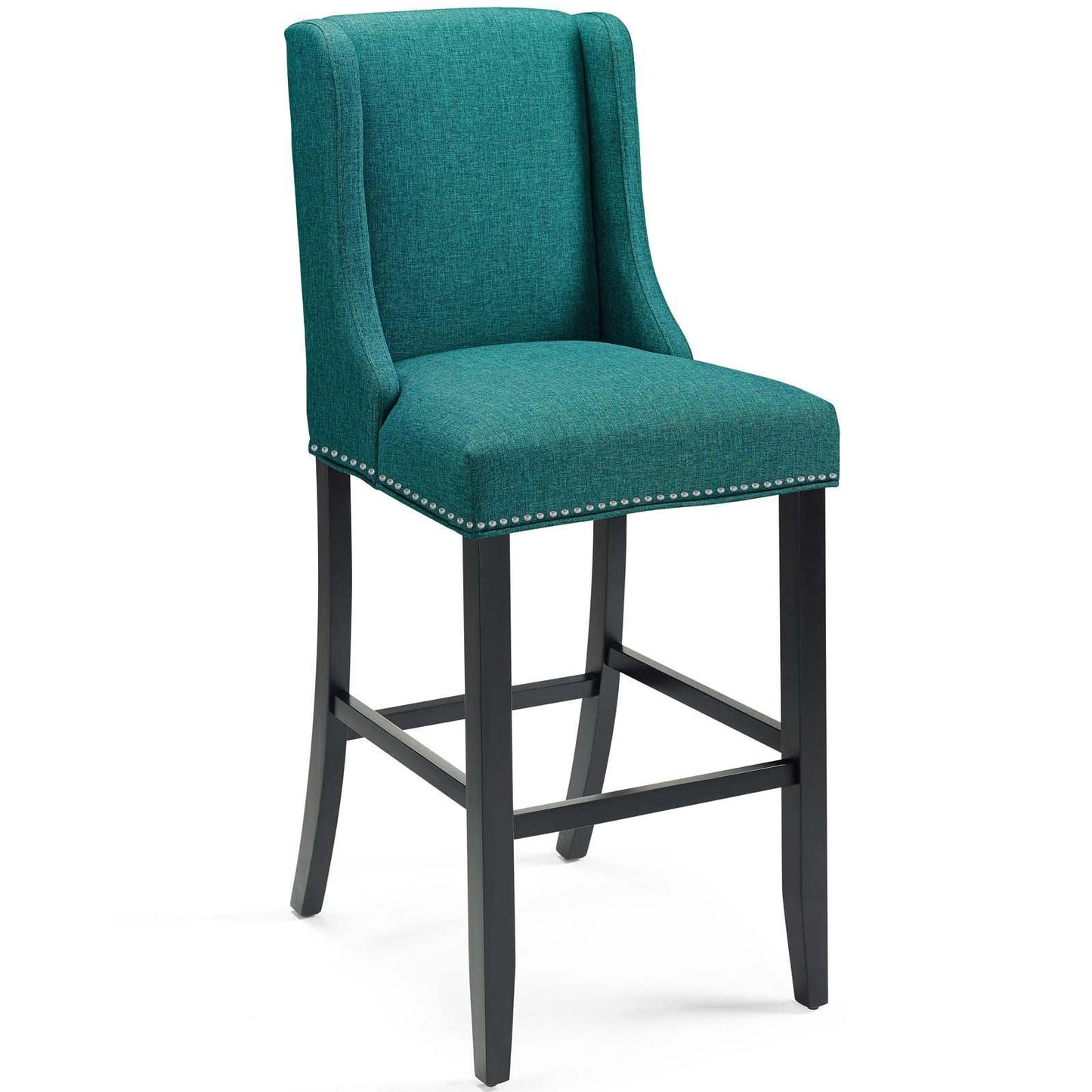 Modway Baron Upholstered Fabric Bar Stool FredCo