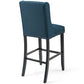 Modway Baron Upholstered Fabric Bar Stool FredCo