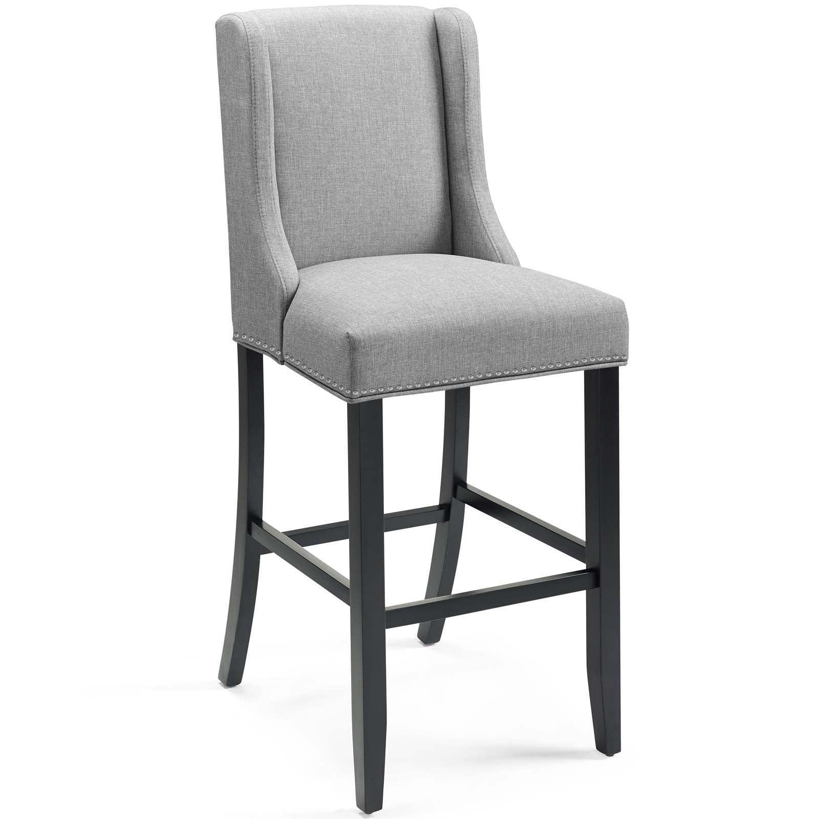 Modway Baron Upholstered Fabric Bar Stool FredCo