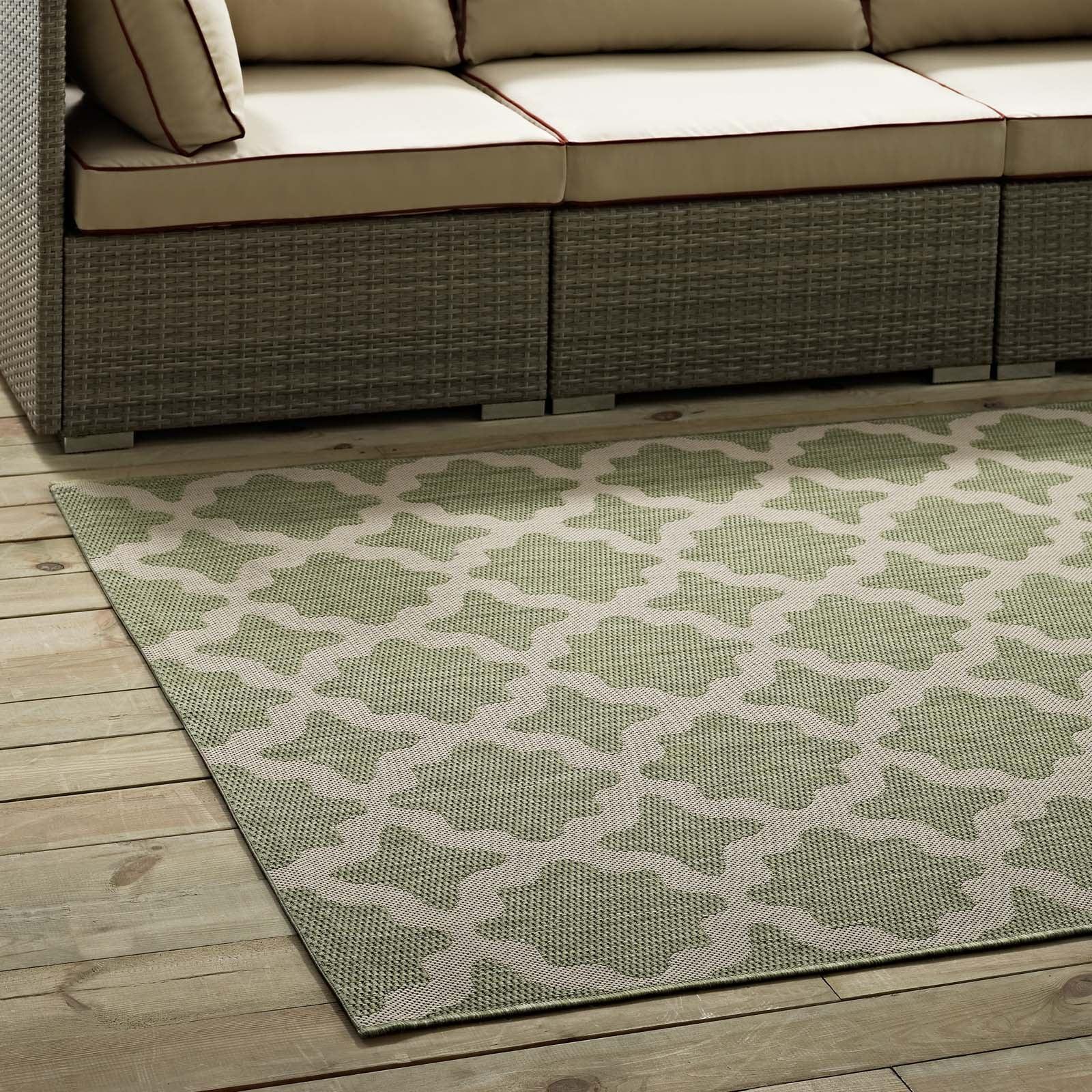 Modway Cerelia Moroccan Trellis Indoor and Outdoor Area Rug FredCo