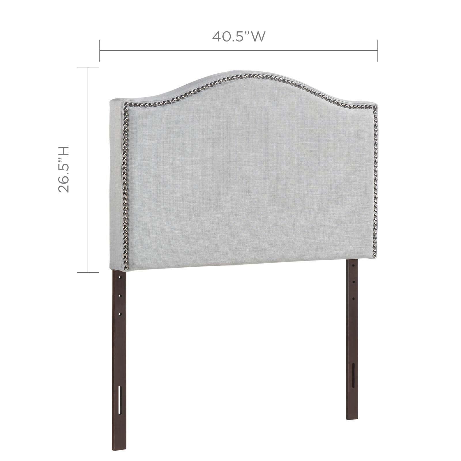 Modway Curl Twin Nailhead Upholstered Headboard FredCo