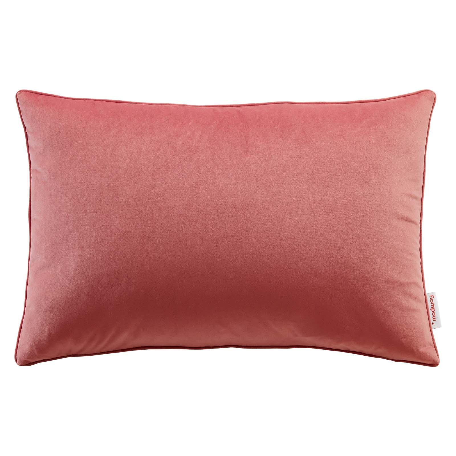 Modway Enhance 24" Performance Velvet Throw Pillow FredCo