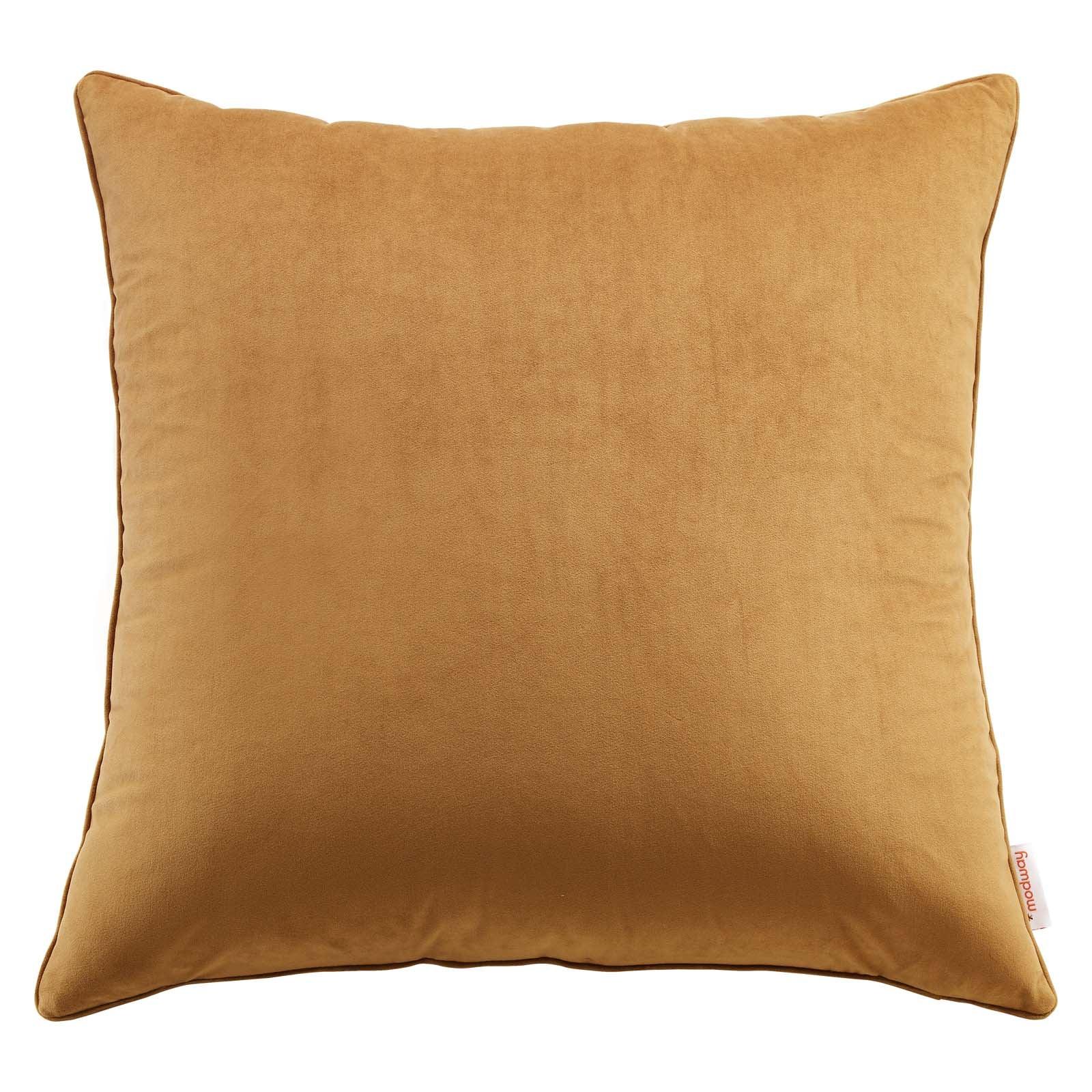 Modway Enhance 24" Performance Velvet Throw Pillow FredCo