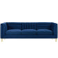 Modway Ingenuity Channel Tufted Performance Velvet Sofa FredCo