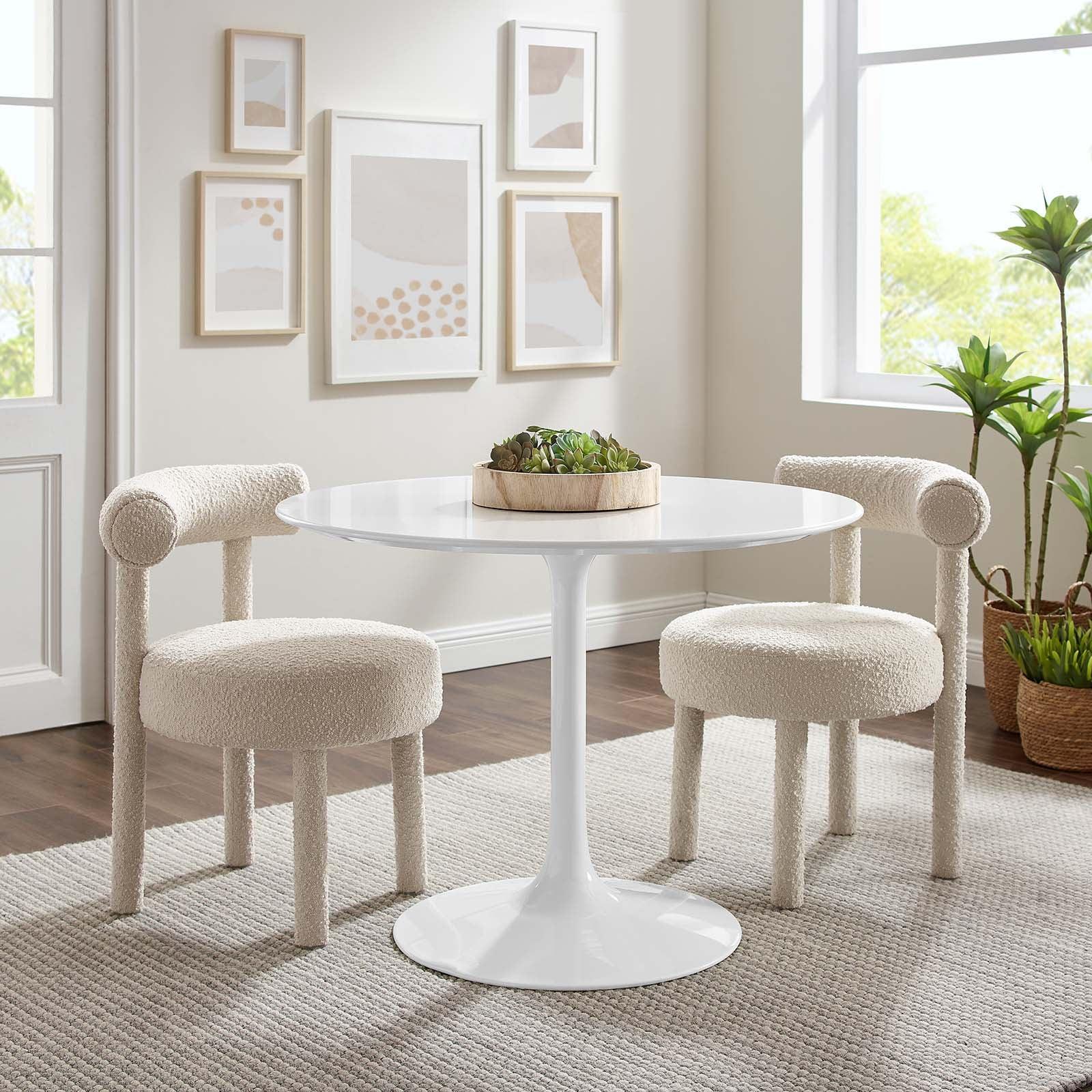 Modway lippa online round dining table