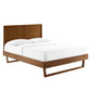 Modway Marlee Twin Wood Platform Bed With Angular Frame FredCo