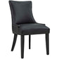 Modway Marquis Vegan Leather Dining Chair FredCo