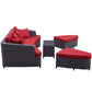 Modway Monterey 4 Piece Outdoor Patio Sofa Set FredCo