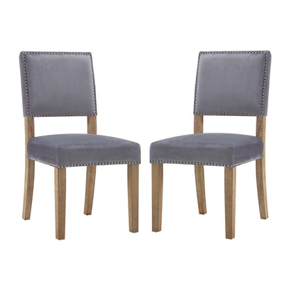 Modway Oblige Dining Chair Wood Set of 2 FredCo