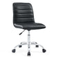 Modway Ripple Armless Mid Back Vinyl Office Chair FredCo