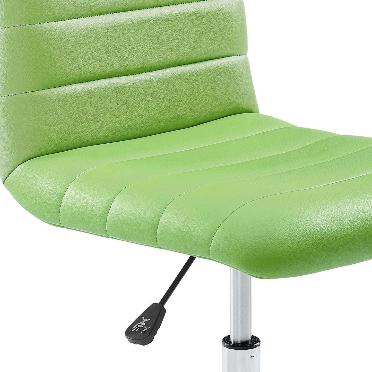 Modway Ripple Armless Mid Back Vinyl Office Chair FredCo