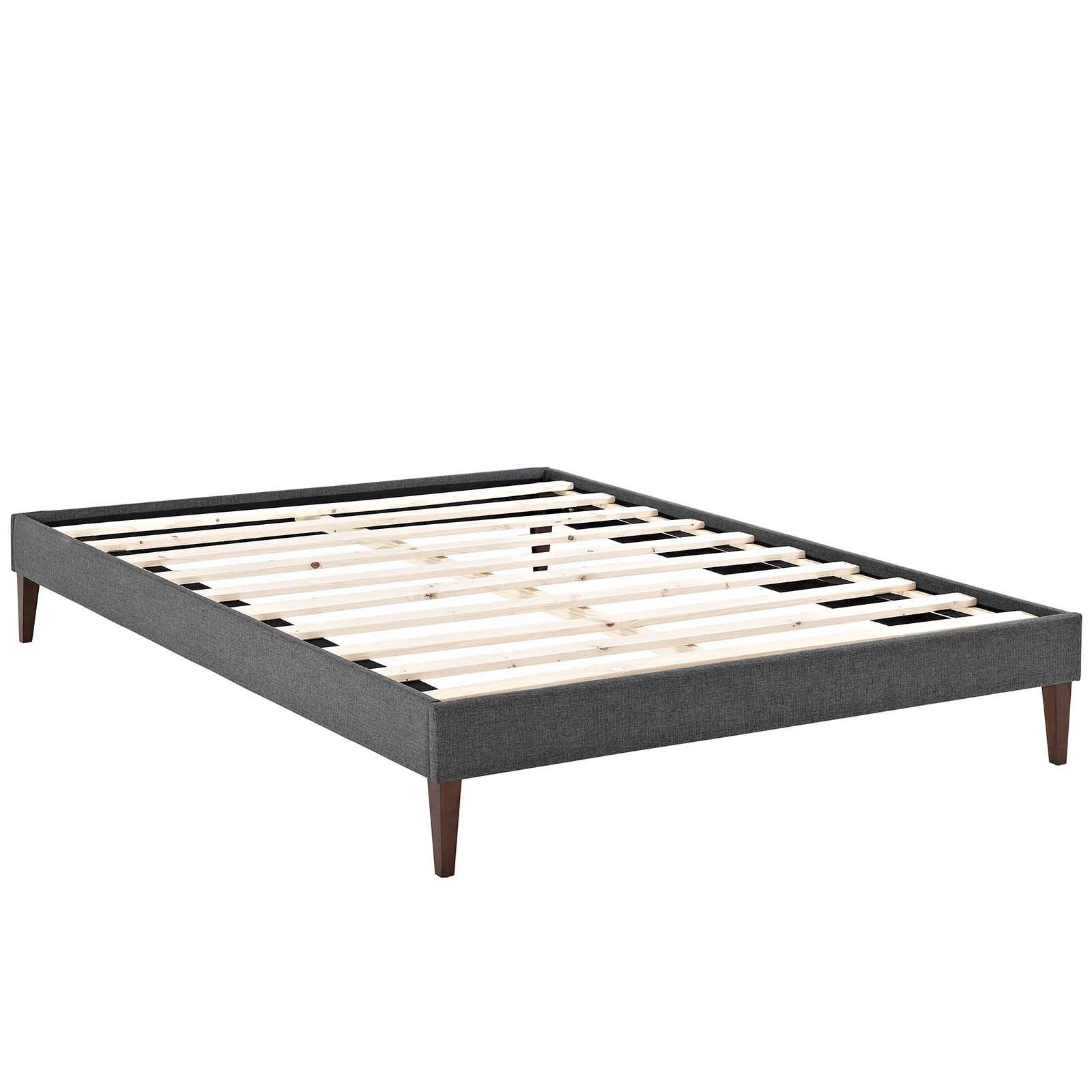 Modway Tessie Full Fabric Bed Frame with Squared Tapered Legs FredCo