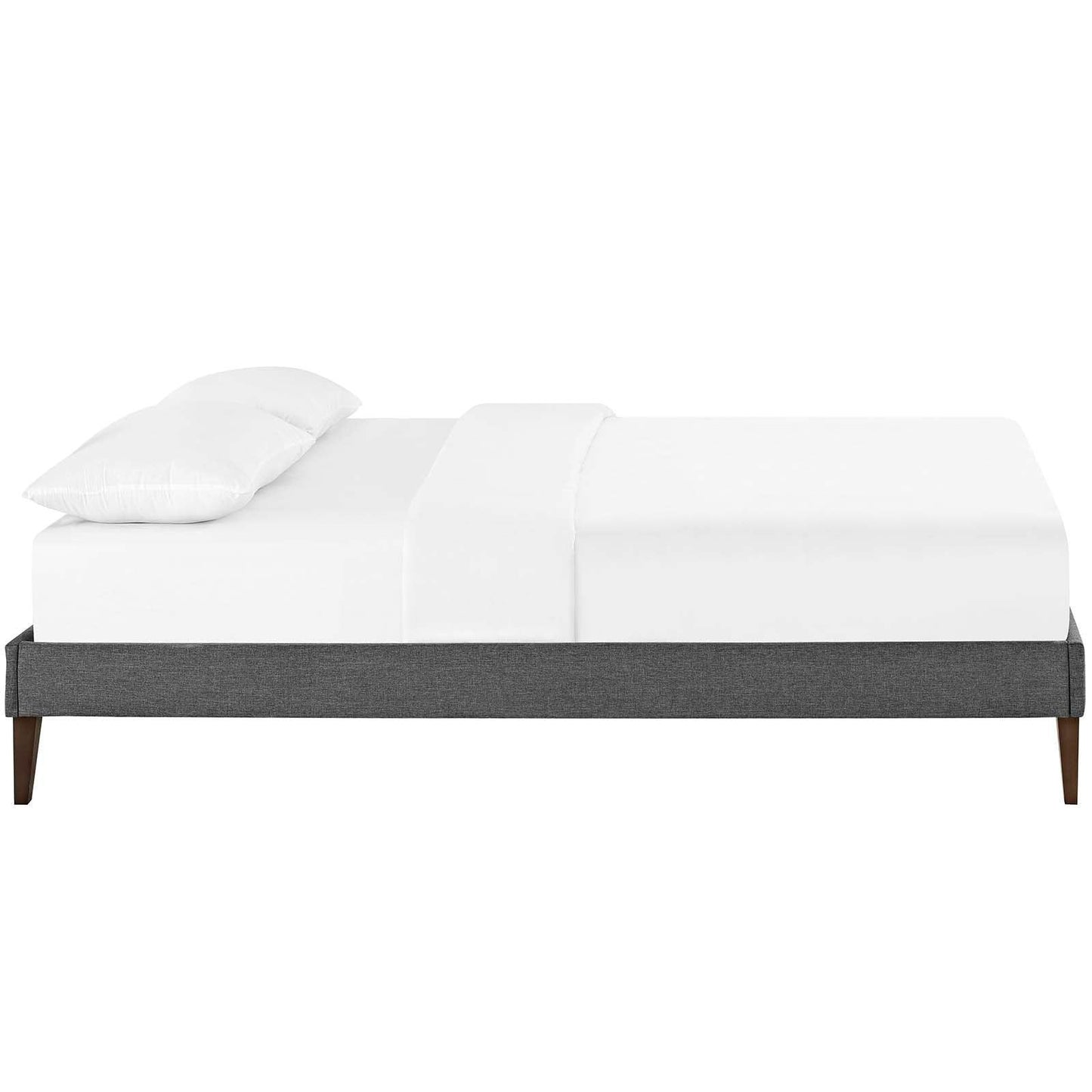 Modway Tessie Full Fabric Bed Frame with Squared Tapered Legs FredCo