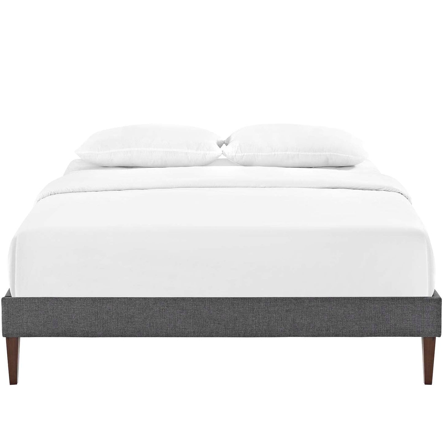 Modway Tessie Full Fabric Bed Frame with Squared Tapered Legs FredCo