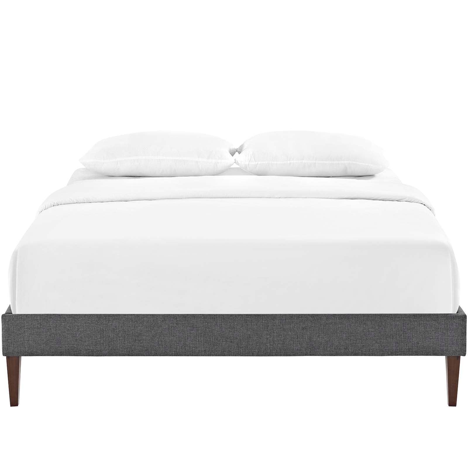 Modway Tessie Full Fabric Bed Frame with Squared Tapered Legs FredCo