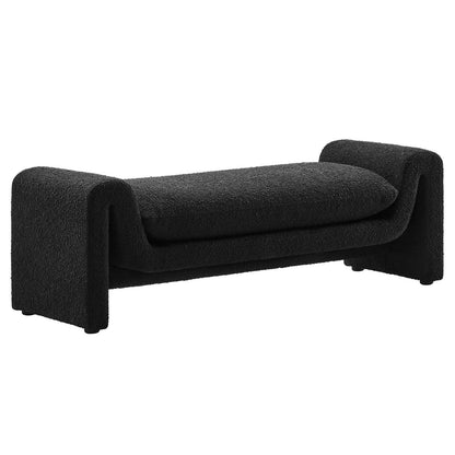 Modway Waverly Boucle Fabric Bench FredCo