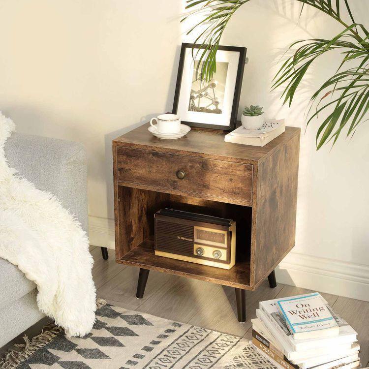 Open Compartment End Table FredCo