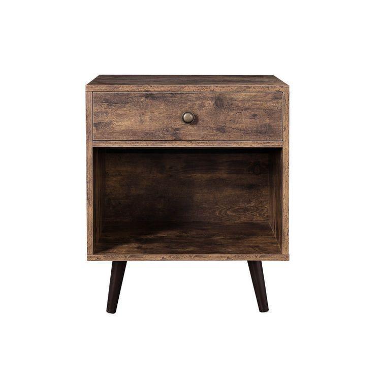 Open Compartment End Table FredCo