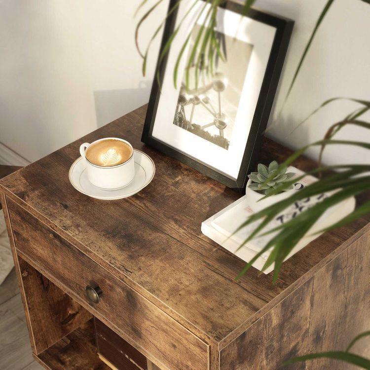 Open Compartment End Table FredCo