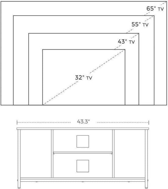 Open Storage TV Stand | FredCo