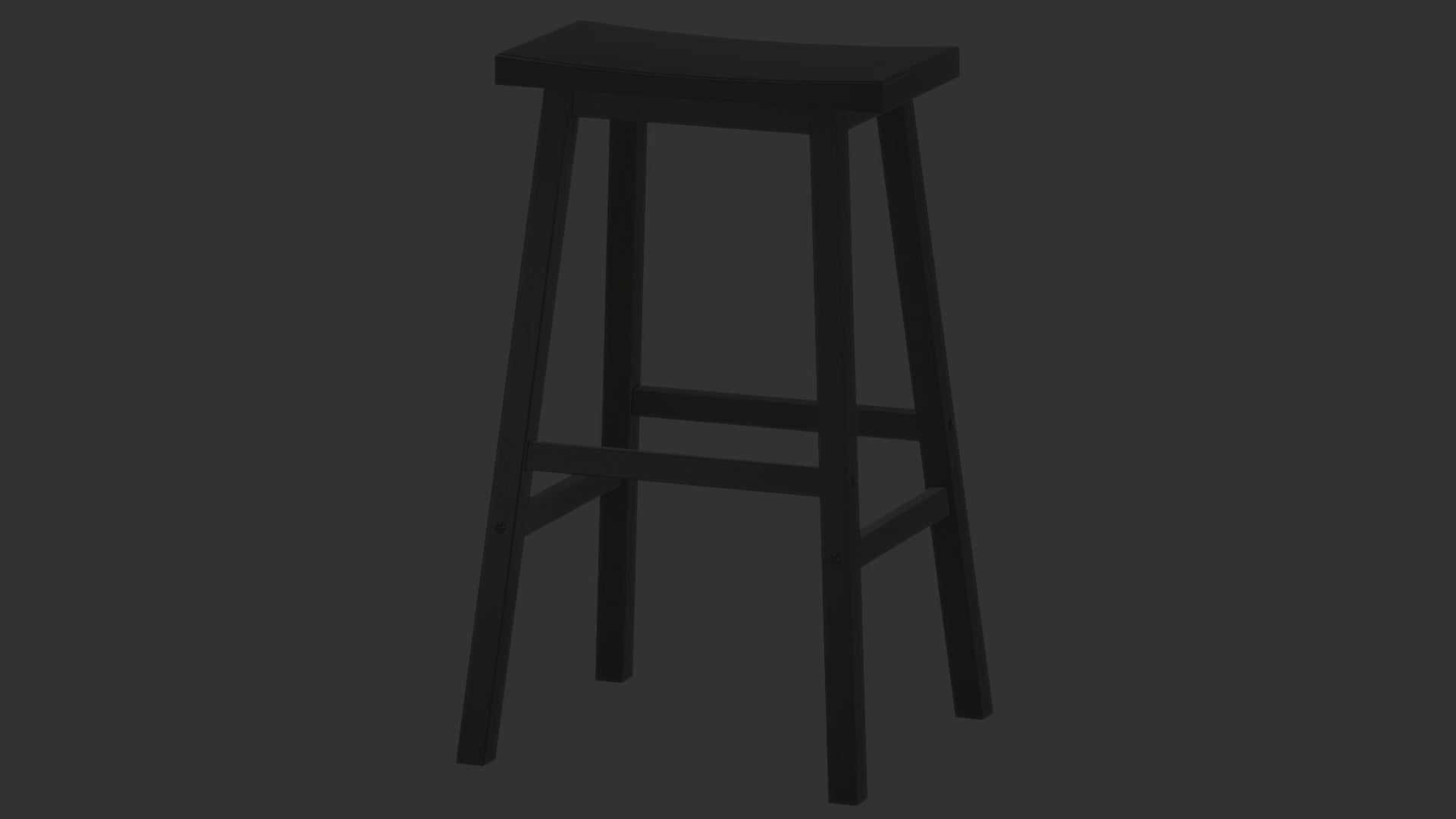 Winsome saddle seat black stool hot sale