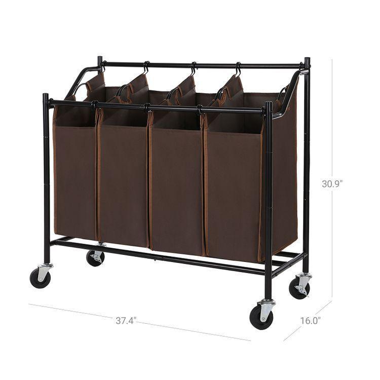 Rolling Laundry Cart FredCo