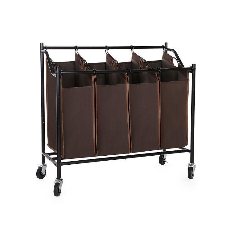 Rolling Laundry Cart FredCo