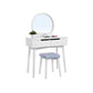 Round Mirror Dressing Table FredCo