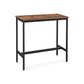 Rustic Brown Industrial 4 People Pub Bar Table FredCo