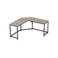 Space-Saving Corner Desk 58" Greige FredCo