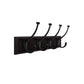 Tri-Hooks Wall Rack Dark Brown FredCo