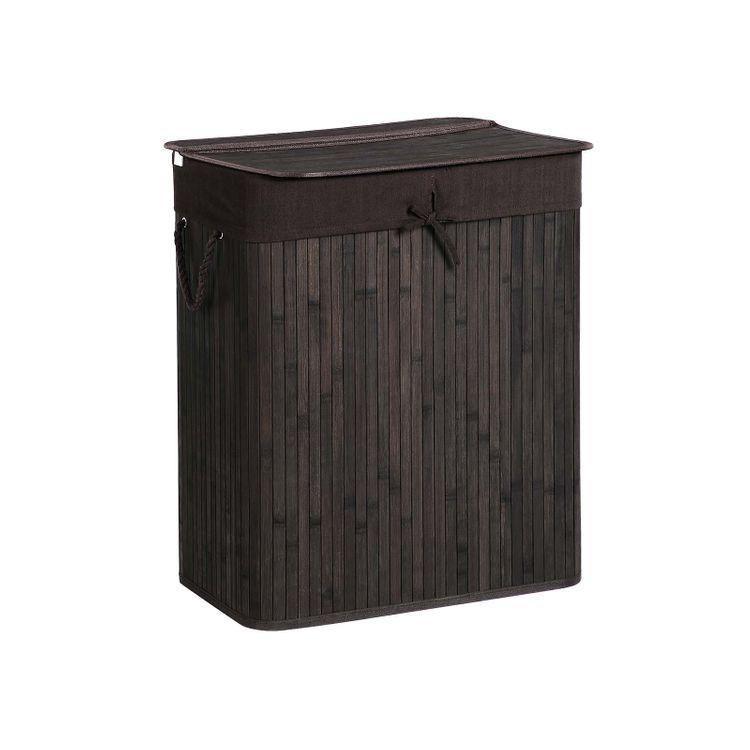 Two-Section Laundry Basket FredCo