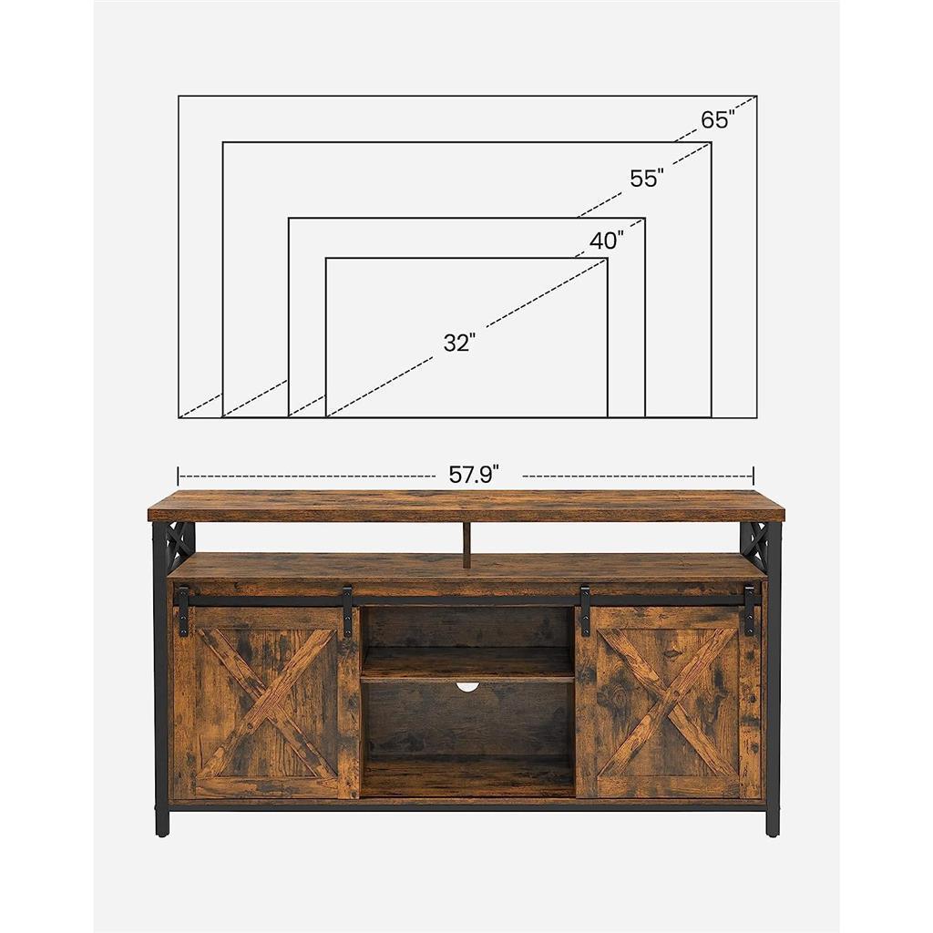 VASAGLE TV Stand for 65 Inch TV FredCo