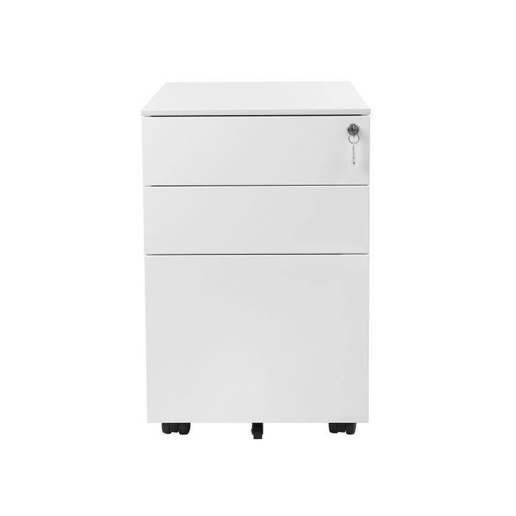 White Steel File Cabinet FredCo