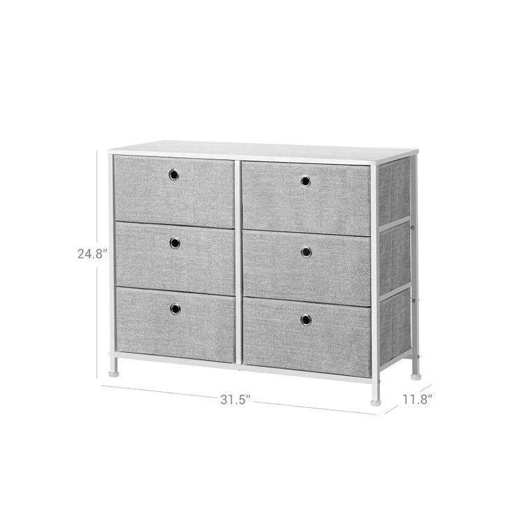 Wooden Tabletop Storage Dresser FredCo