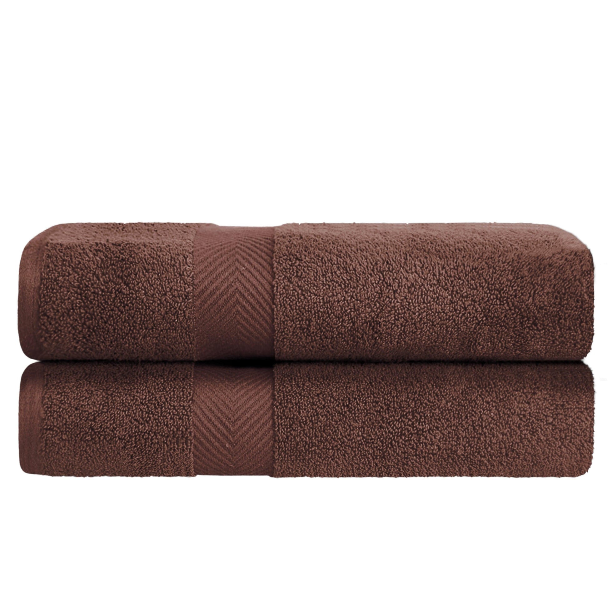 Zero-Twist Smart-Dry Absorbent Combed Cotton 2-Piece Bath Towel Set FredCo