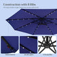 10ft Cantilever Patio Umbrella Blue FredCo