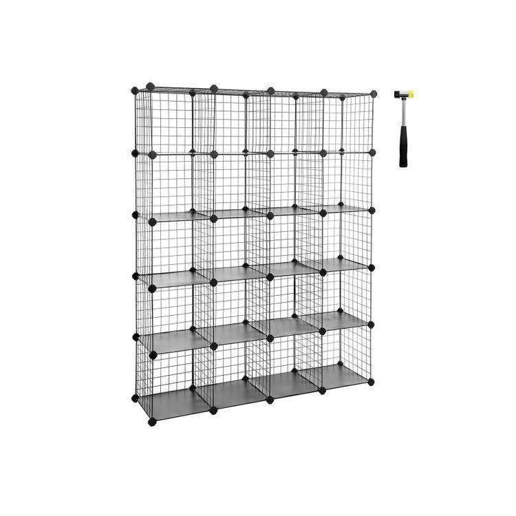 20 Cube Modular Rack, Black FredCo