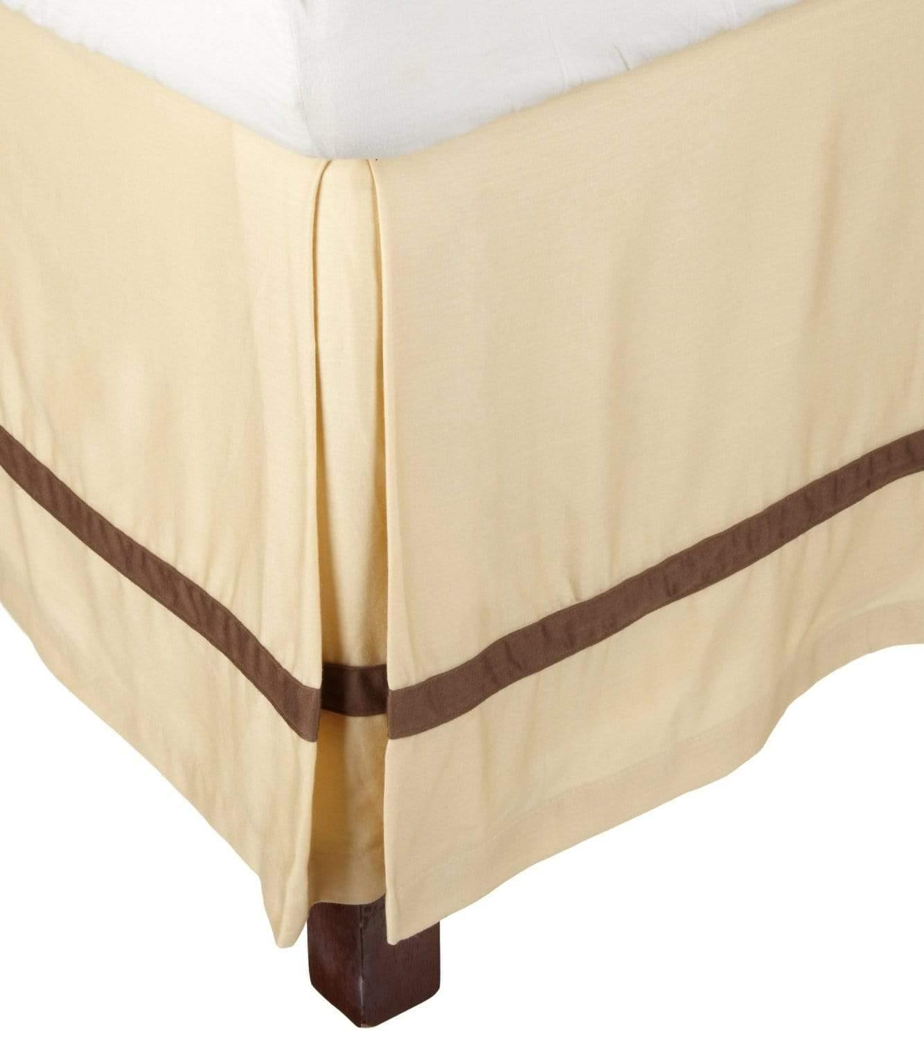 300-Thread Count Hotel Cotton Soft Bed Skirt with 15" Drop FredCo