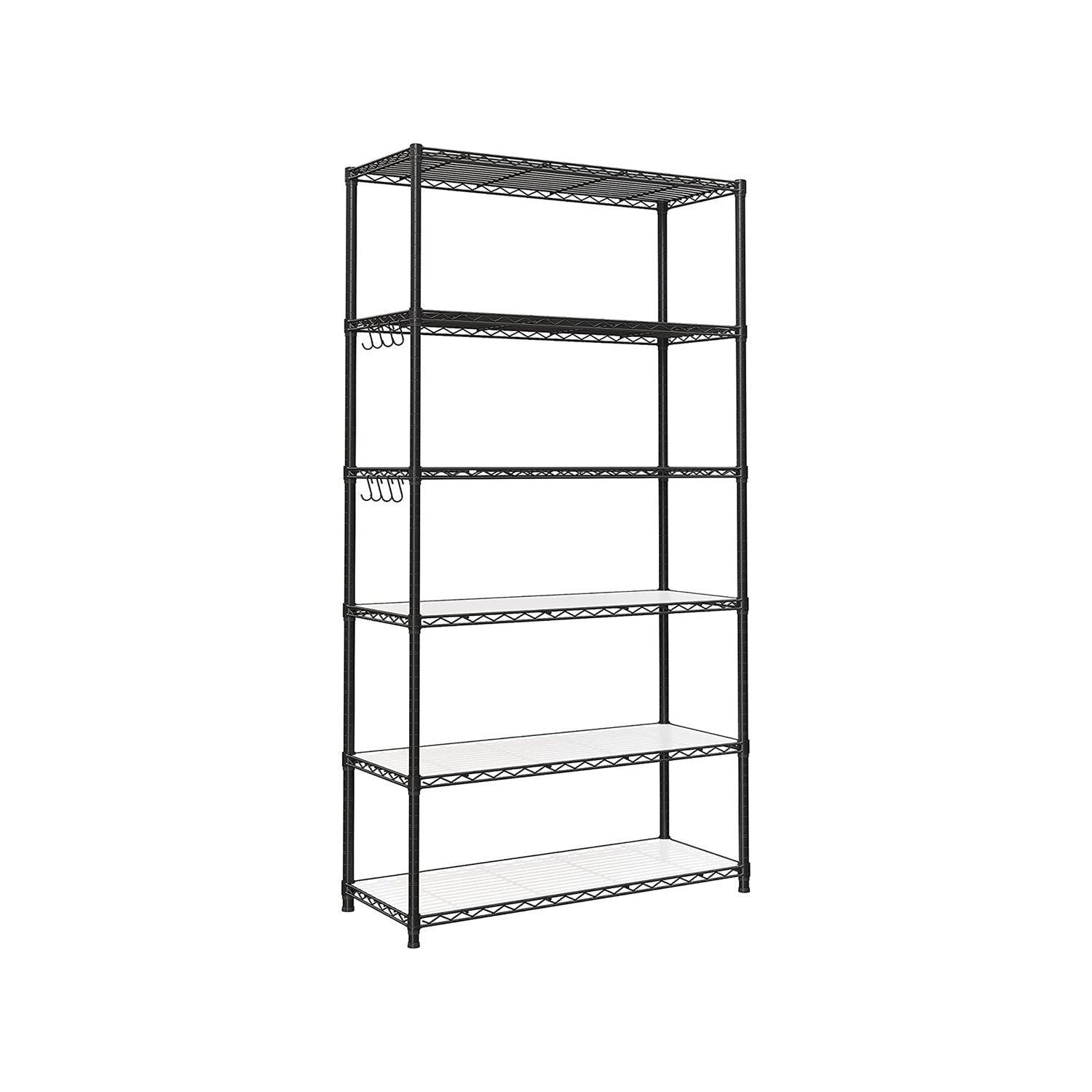 6-Tier Storage Shelves 69.7 Inches FredCo