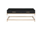 ACME Adiel Coffee Table, Black & Gold Finish FredCo