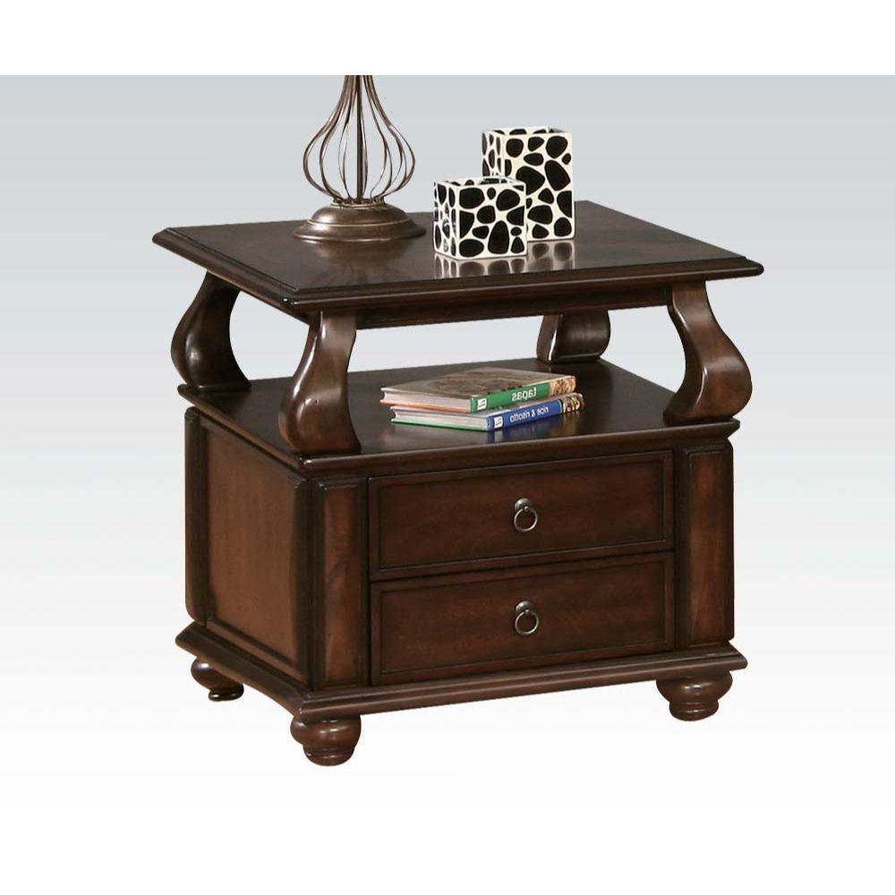 ACME Amado End Table, Walnut FredCo